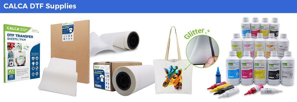 CALCA 11.8in x 32.8ft/30cm x 10m DTF Rainbow Film Roll Cold Peel DTF Transfer Films for T-shirt Heat Press Printing Wholesale