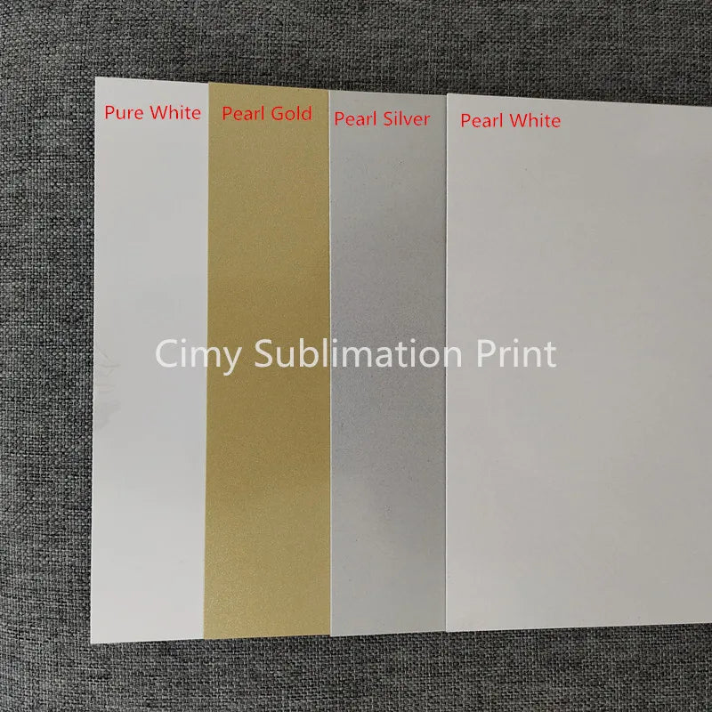 Blank Sublimation Metal Plate 300x200mm – Aluminium Sheet for DIY Name Cards | 12 Sheets