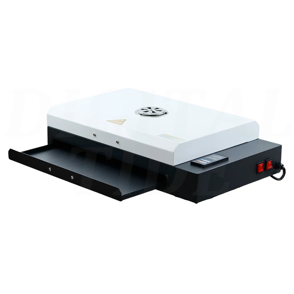 A3 A4 DTF Film Oven PET Film Curing Device Hot Melt Powder Oven Direct To Film T Shirt Transfer Printing DTF Printer Film Dryer