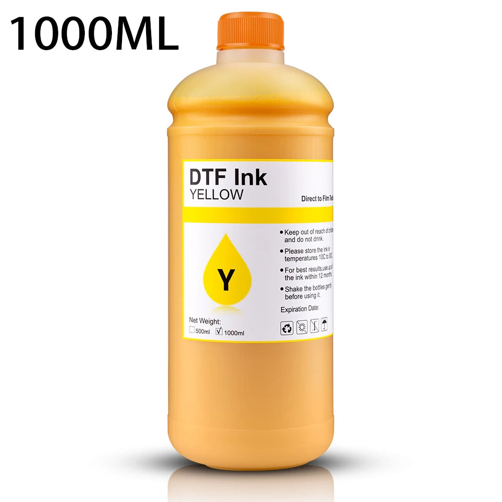 EP-DTF Ink 500ML 1000ML Direct to Transfer Film Ink For Epson Print head i3200 XP600 TX800 L1800 1390 L805 All DTF Ink Printing