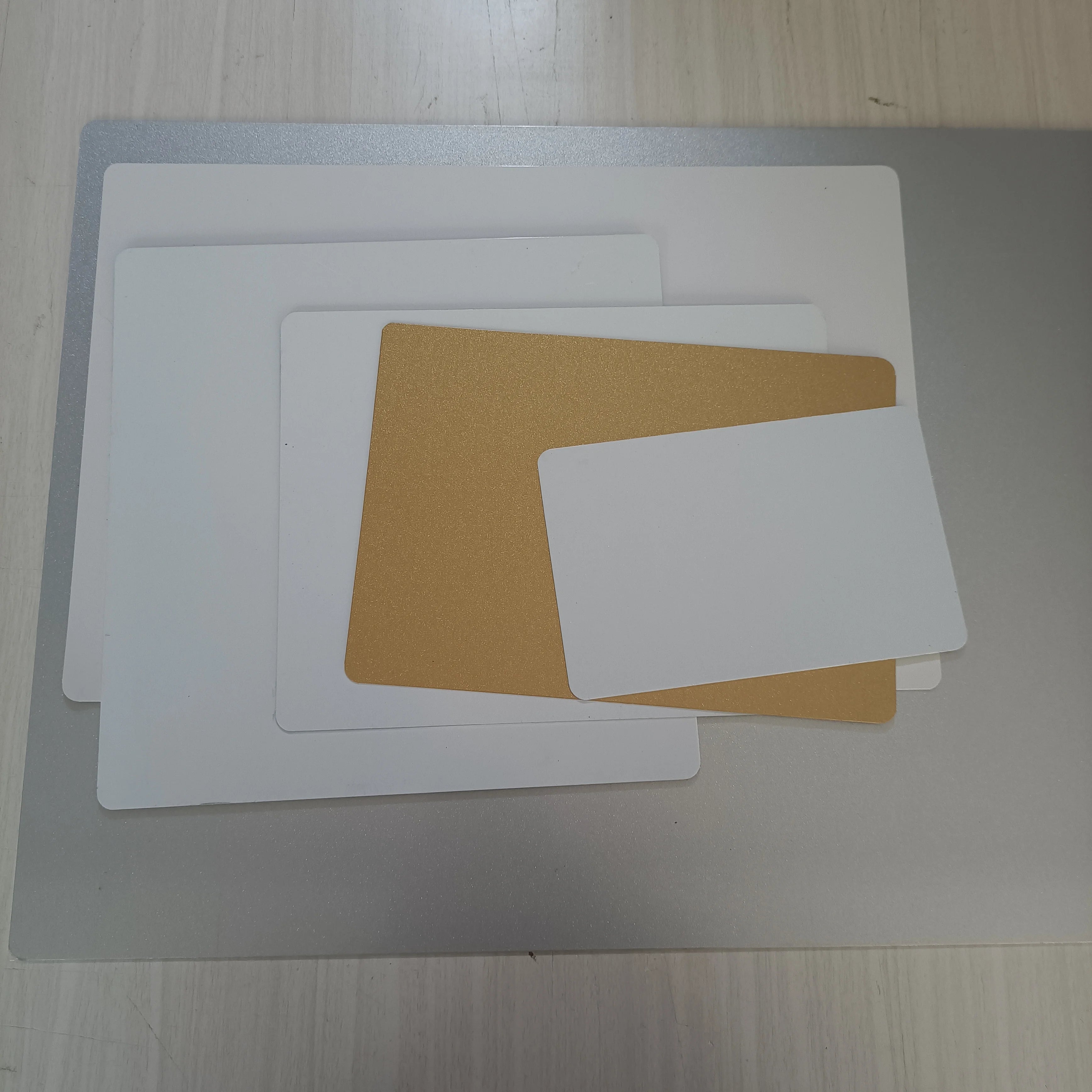 Blank Sublimation Metal Plate 300x200mm – Aluminium Sheet for DIY Name Cards | 12 Sheets