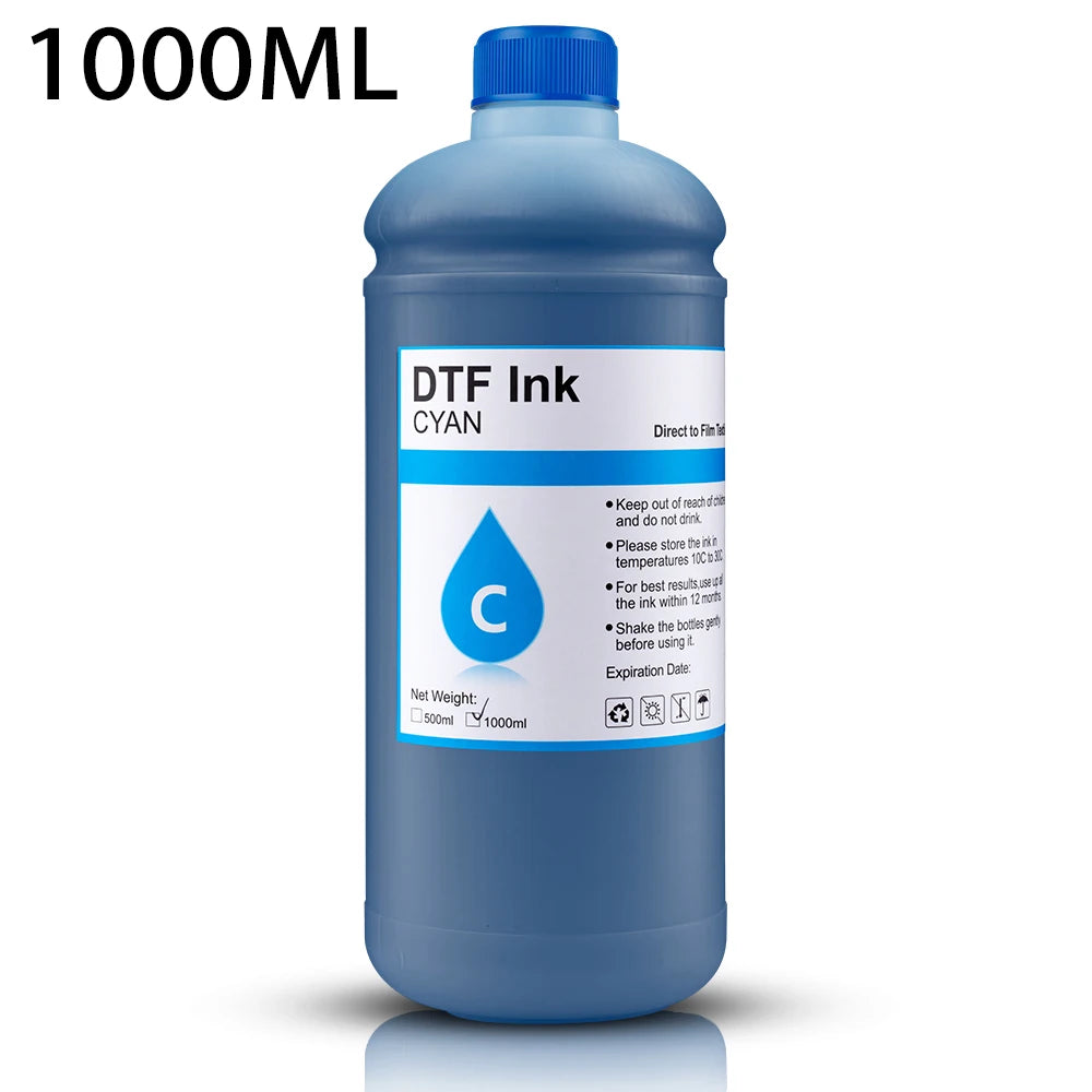 EP-DTF Ink 500ML 1000ML Direct to Transfer Film Ink For Epson Print head i3200 XP600 TX800 L1800 1390 L805 All DTF Ink Printing