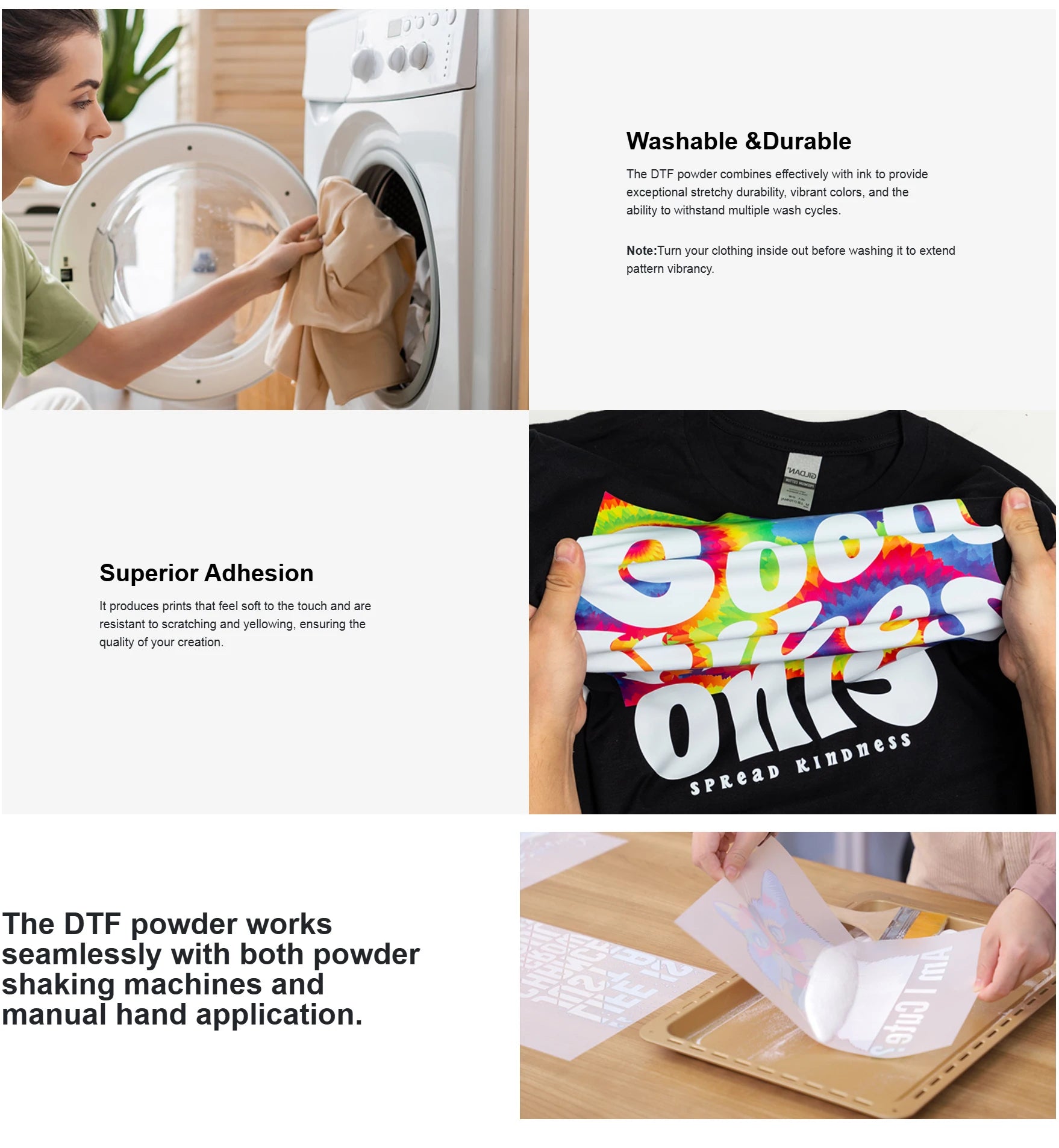 DTF Hot Melt Powder For Direct Transfer Film Printing PET Film Printing And Transfer Thermoplastic Polyurethane Polymer