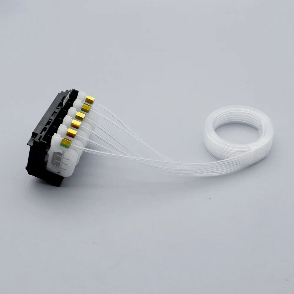 DTF Ink Damper With 6 Lines Ink Tube For Epson XP-15000 XP 15000 15010 15080 L18050 L8050 18100 modify convert Ink Flow Damper