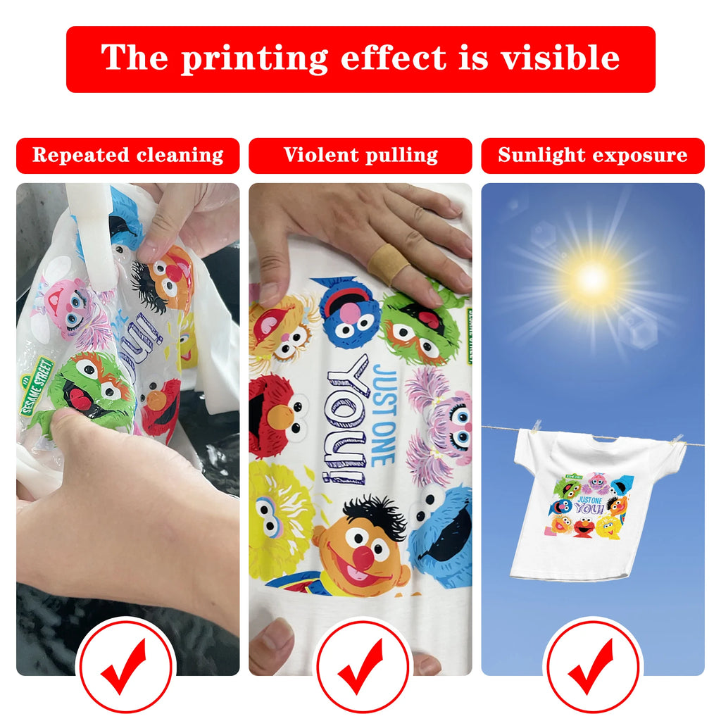 EP-DTF Ink 500ML 1000ML Direct to Transfer Film Ink For Epson Print head i3200 XP600 TX800 L1800 1390 L805 All DTF Ink Printing