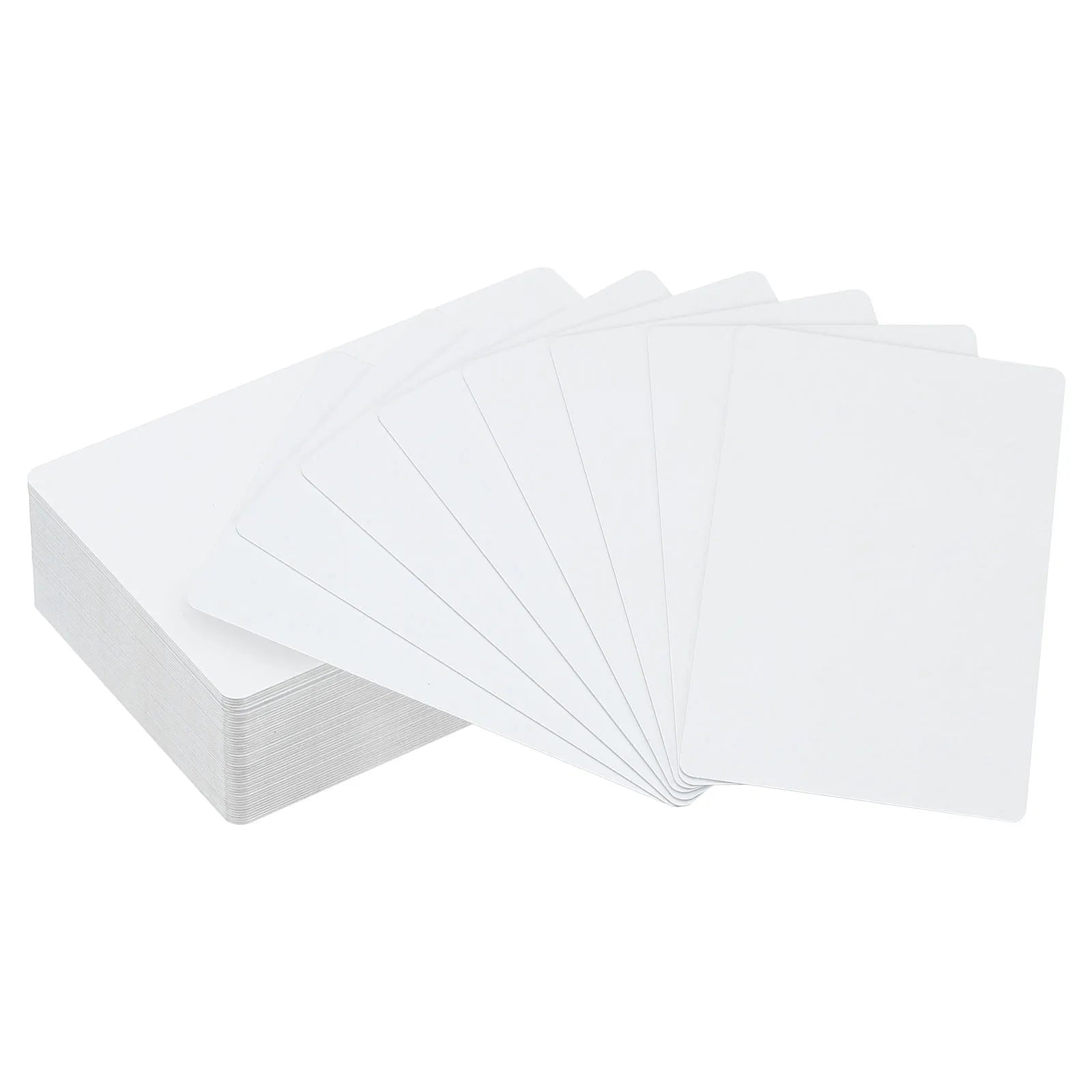 Sublimation Metal Business Cards – Blank Aluminium Printable Name Cards | White & Silver