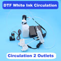 DTF Printer Circulation Ink Recycle System CISS Ink Tank For Direct To Film Printer DTF Printing With Ink Pump Damper Splitter