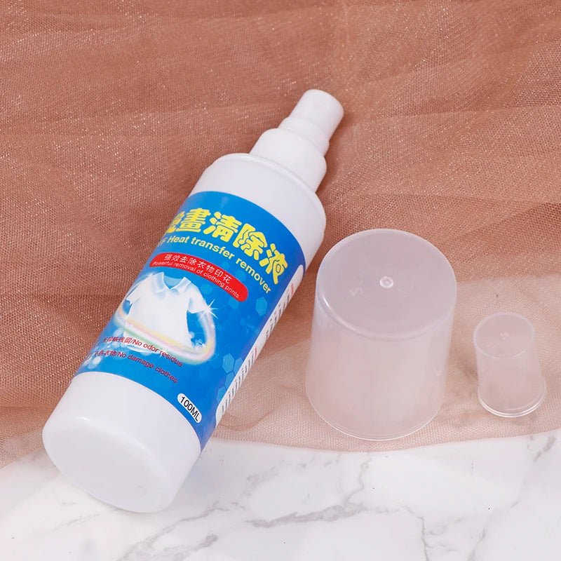 DTF Remover Direct To Film Printing Cleaning Liquid Pattern Remove Solution Adhesive Powder Remover Liquid Vinyl Glue Remover