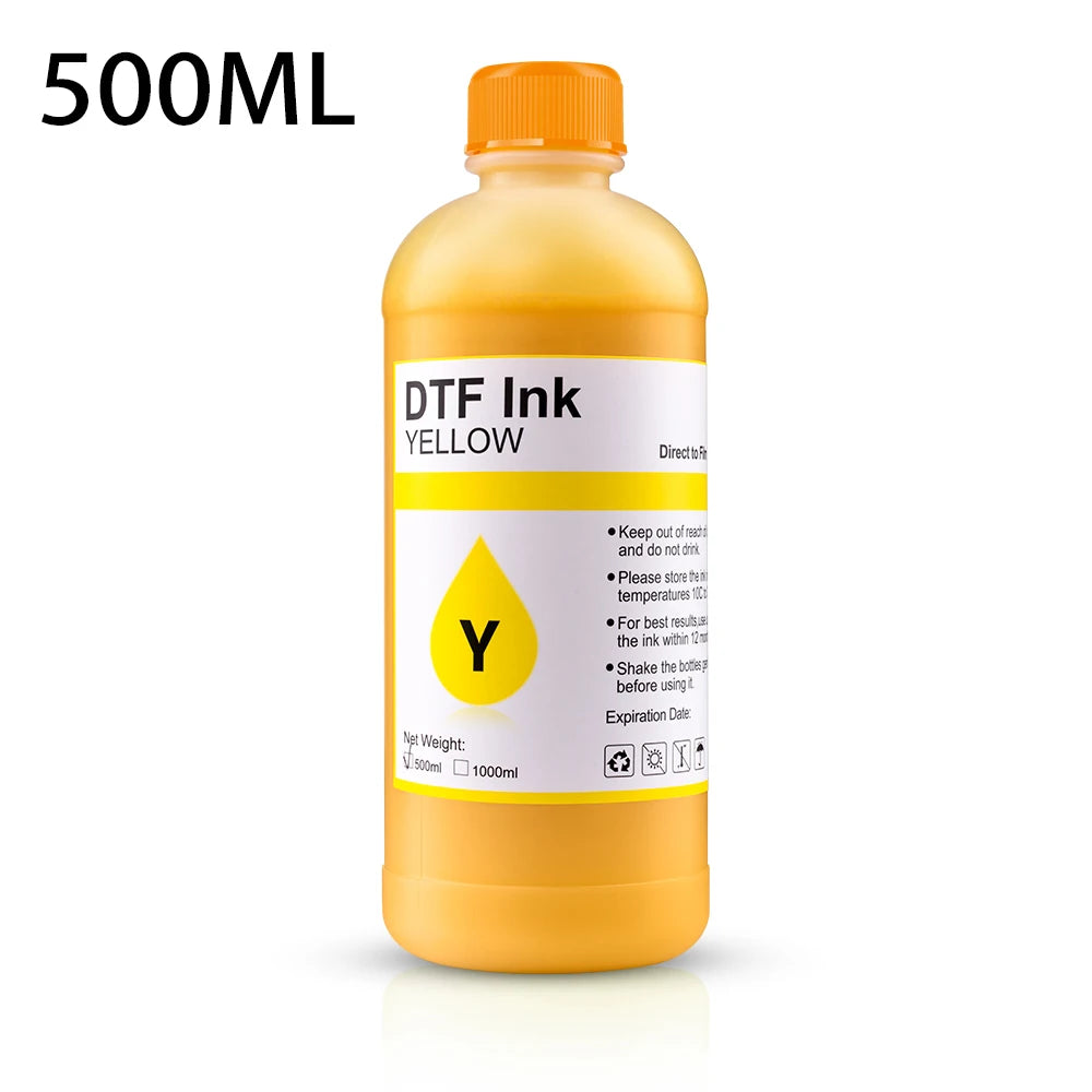 EP-DTF Ink 500ML 1000ML Direct to Transfer Film Ink For Epson Print head i3200 XP600 TX800 L1800 1390 L805 All DTF Ink Printing