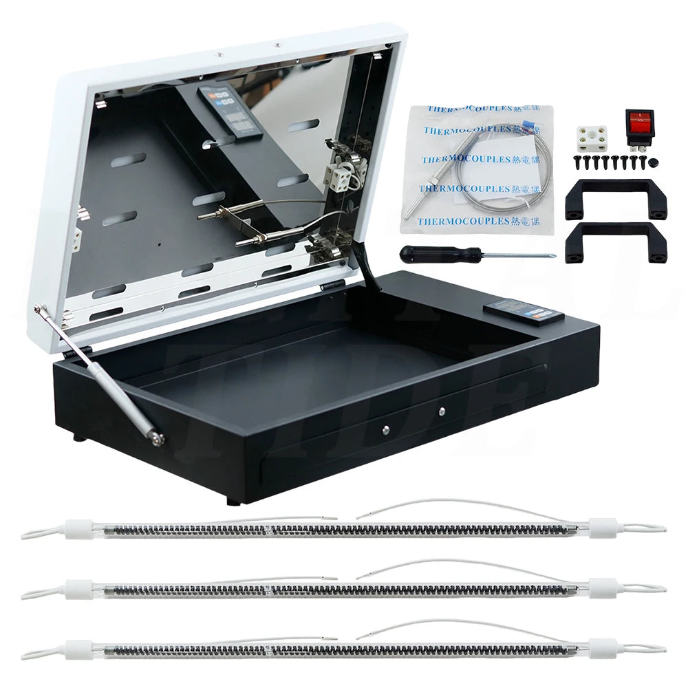 A3 A4 DTF Film Oven PET Film Curing Device Hot Melt Powder Oven Direct To Film T Shirt Transfer Printing DTF Printer Film Dryer