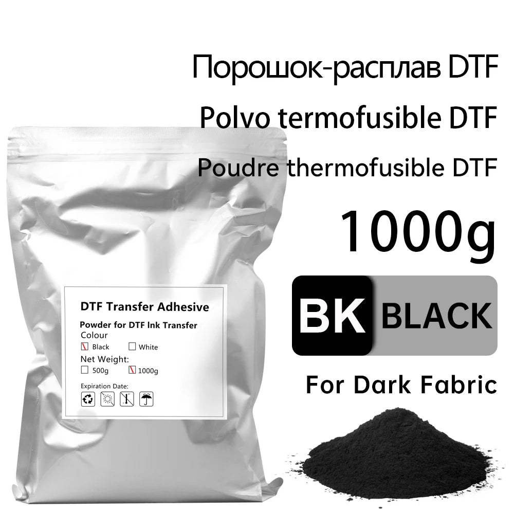 DTF Hot Melt Powder For Direct Transfer Film Printing PET Film Printing And Transfer Thermoplastic Polyurethane Polymer