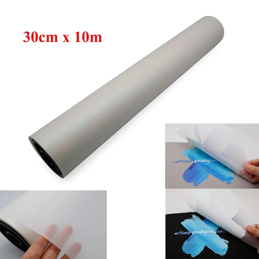 30cm x 10m / 11.8in x 32.8ft DTF Chameleon Colorful Film Roll Cold Peel with Glitter Effect DTF Film Paper for T-shirts Bulk