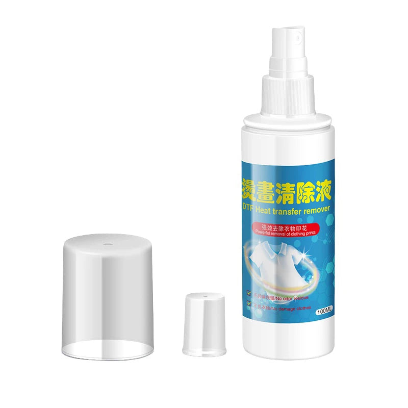DTF Remover Direct To Film Printing Cleaning Liquid Pattern Remove Solution Adhesive Powder Remover Liquid Vinyl Glue Remover