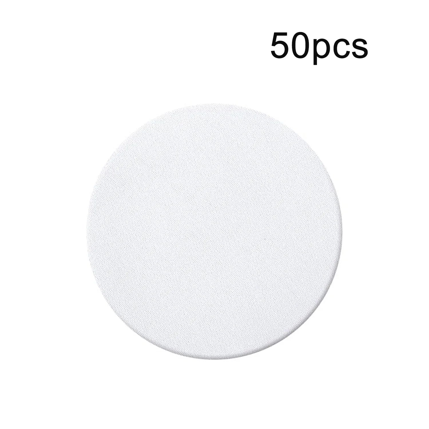 Sublimation Cup Coasters 50-Pack – Square & Round Rubber Mats for Heat Press & DIY Crafts