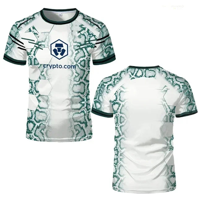 New Men's Wrestling Competition T-shirt, Fan-shaped Round Neck 3D Printed, Men's and Women's Outdoor Short Sleeved Sports Top