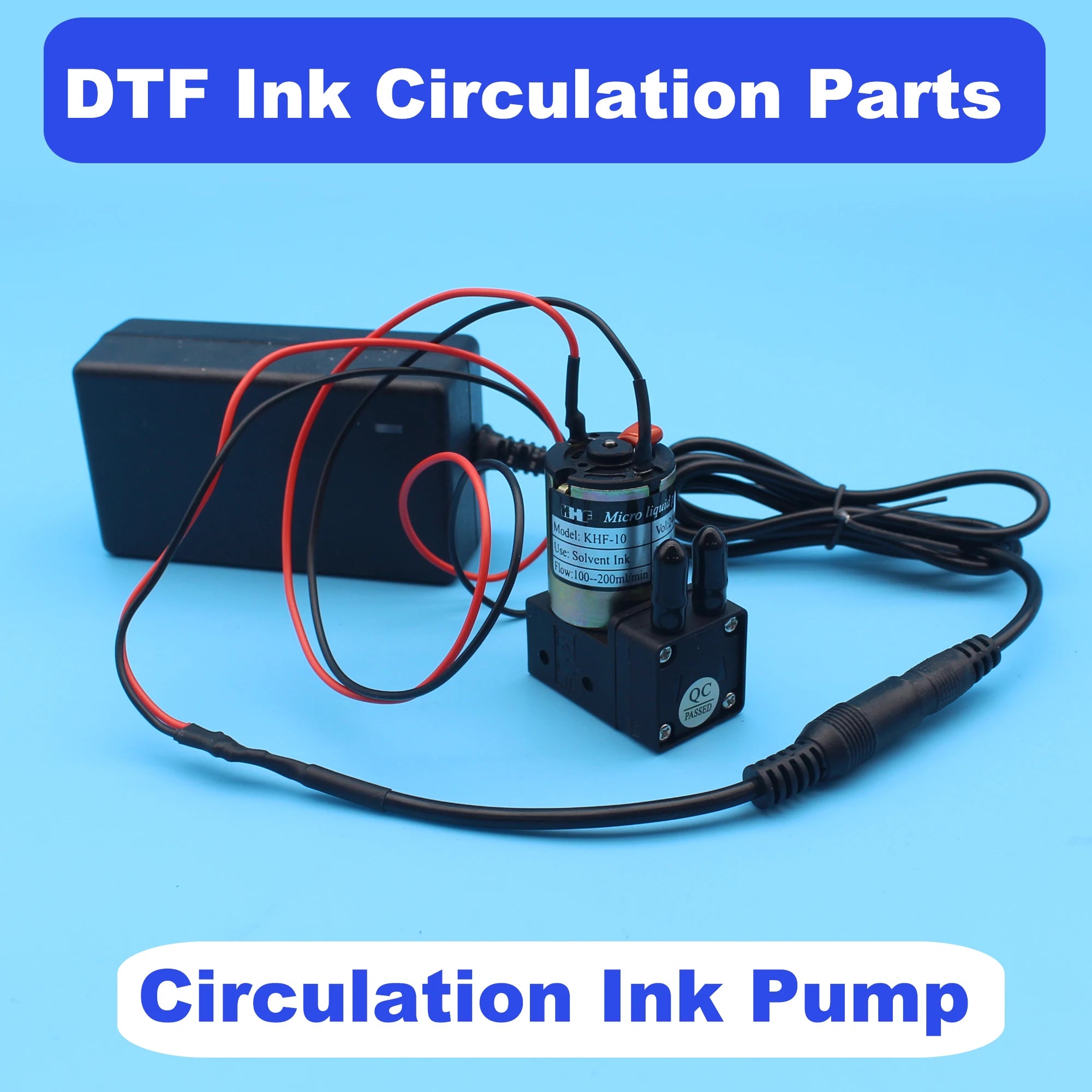 DTF Printer Circulation Ink Recycle System CISS Ink Tank For Direct To Film Printer DTF Printing With Ink Pump Damper Splitter