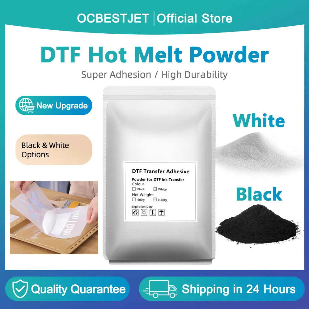 DTF Hot Melt Powder For Direct Transfer Film Printing PET Film Printing And Transfer Thermoplastic Polyurethane Polymer