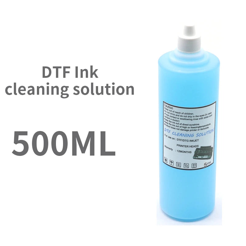DTF Power Cleaner DTF Cleaning Solution Liquid For Direct to Film Printer Printhead Tube Maintenance Kit (3 Capacity Options)