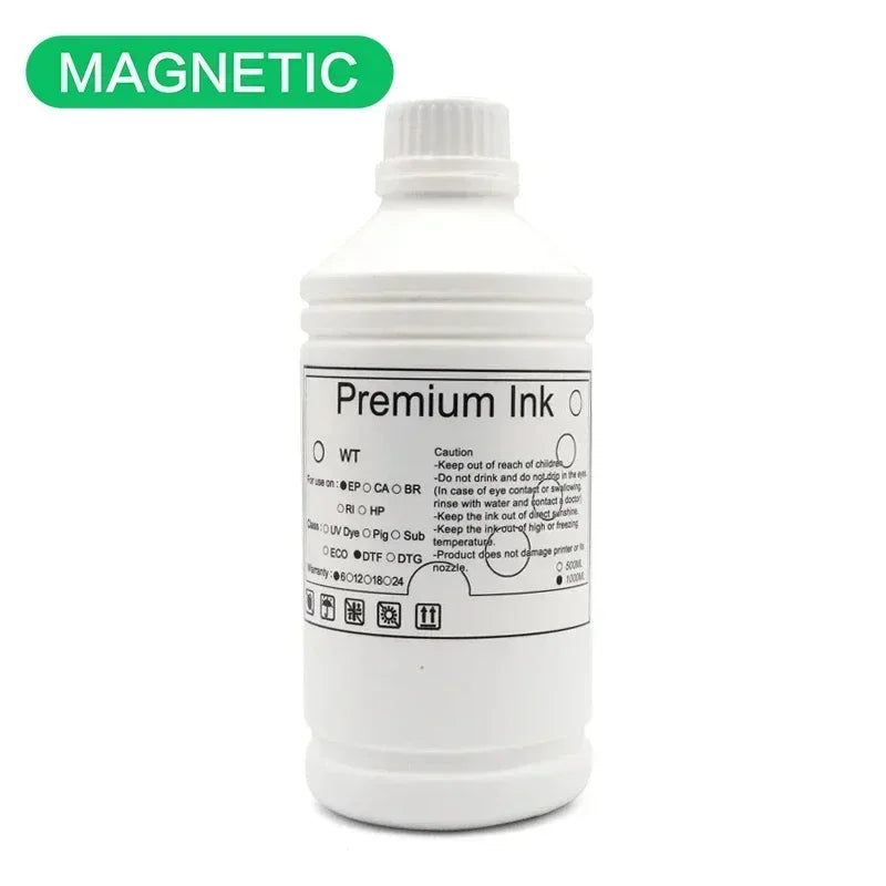 5 Bottle 1000ML DTF ink for direct transfer film for PET film all desktop & large format DTF printer BK C M Y WH Color availble
