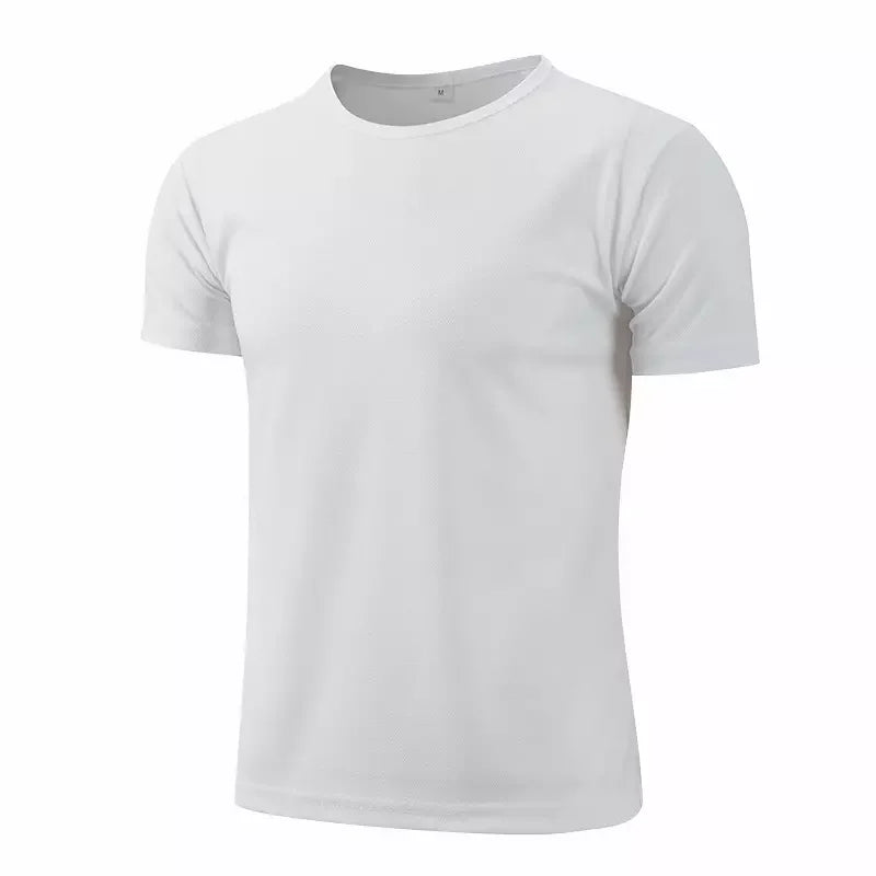 Sublimation Blank White T-Shirt – Quick Dry Polyester Unisex | Kids & Adults