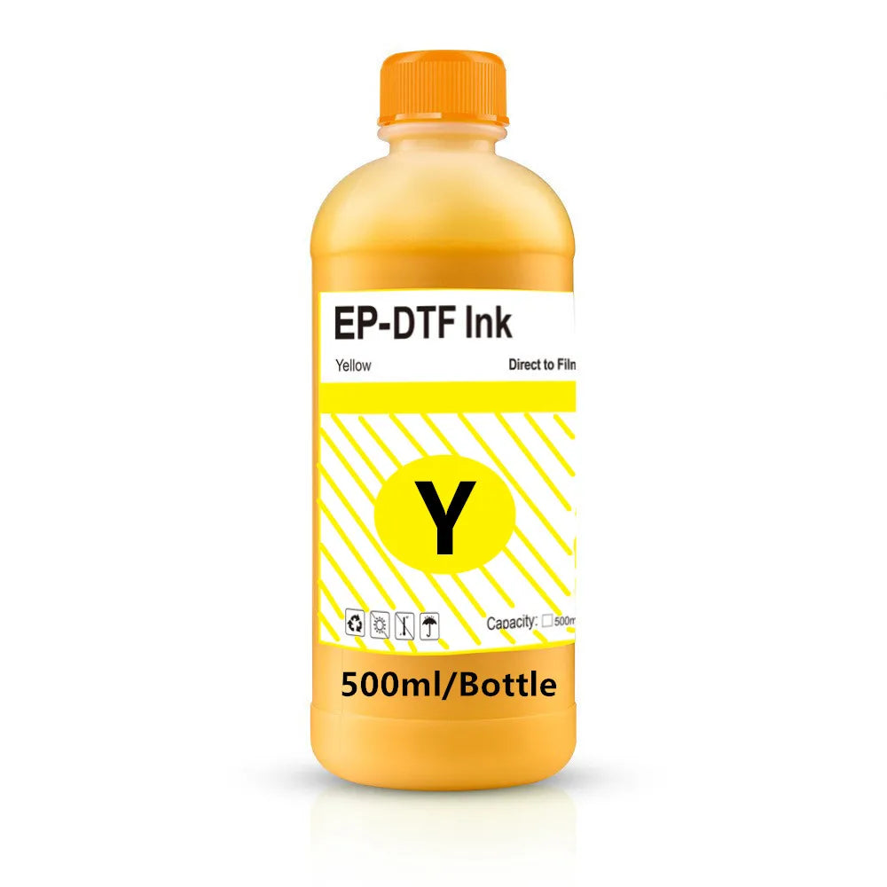 EP-DTF Ink 500ML Direct to Transfer Film Ink For Epson Print head i3200 XP600 TX800 L1800 1390 L805 All DTF Ink Printing