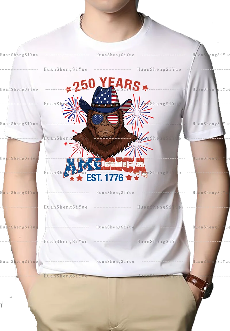 DTF US 250th Anniversary Sticker New Men's And Women's T-shirt Hoodie Patches Waterproof And Easy To Transfer