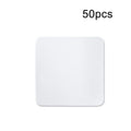 Sublimation Cup Coasters 50-Pack – Square & Round Rubber Mats for Heat Press & DIY Crafts