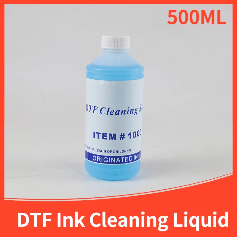 DTF Ink Cleaning Solution Strong Cleaning for Epson DX4 DX5 DX7 L1800 L805 L800 I3200 Printhead Tube Cleaning DTF Power Cleaner