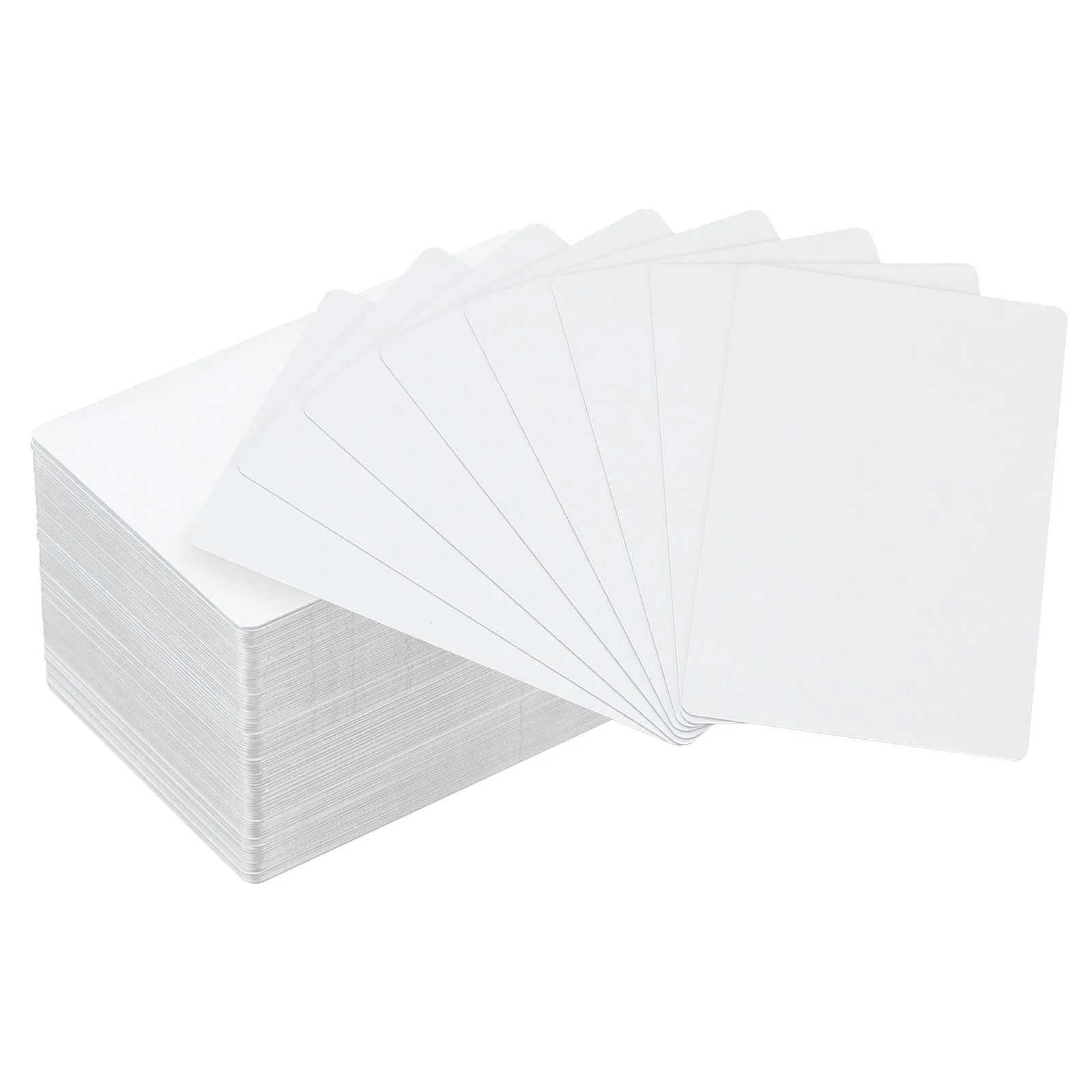 Sublimation Metal Business Cards – Blank Aluminium Printable Name Cards | White & Silver
