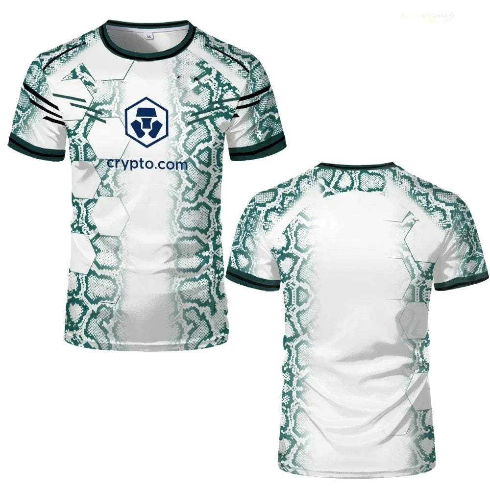 New Men's Wrestling Competition T-shirt, Fan-shaped Round Neck 3D Printed, Men's and Women's Outdoor Short Sleeved Sports Top