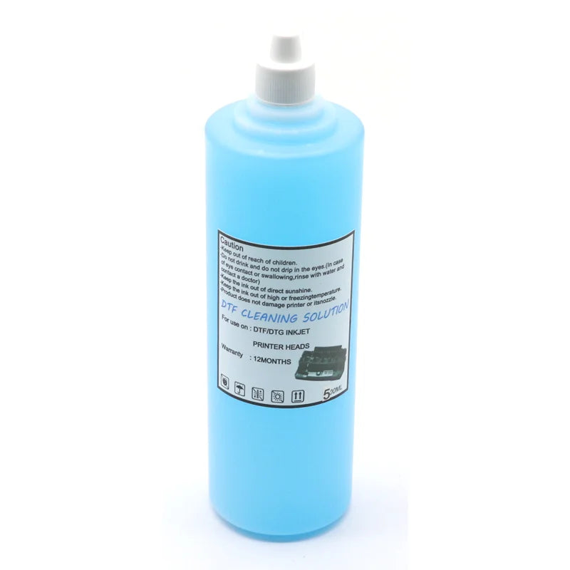 DTF Power Cleaner DTF Cleaning Solution Liquid For Direct to Film Printer Printhead Tube Maintenance Kit (3 Capacity Options)