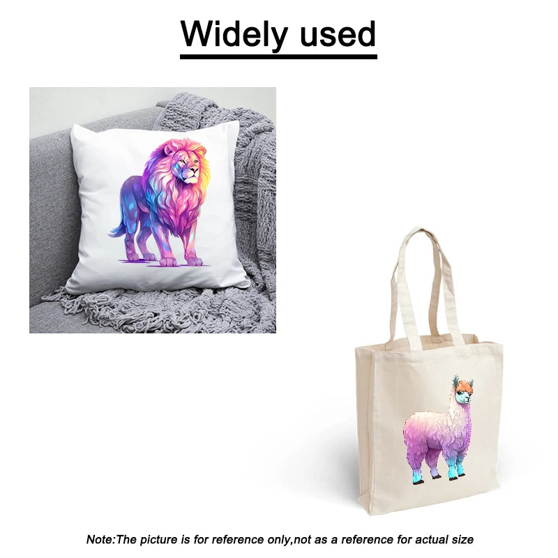 Sublimation Magical Animals Heat Transfer Stickers for Kids Clothes – Cartoon Animal Prints