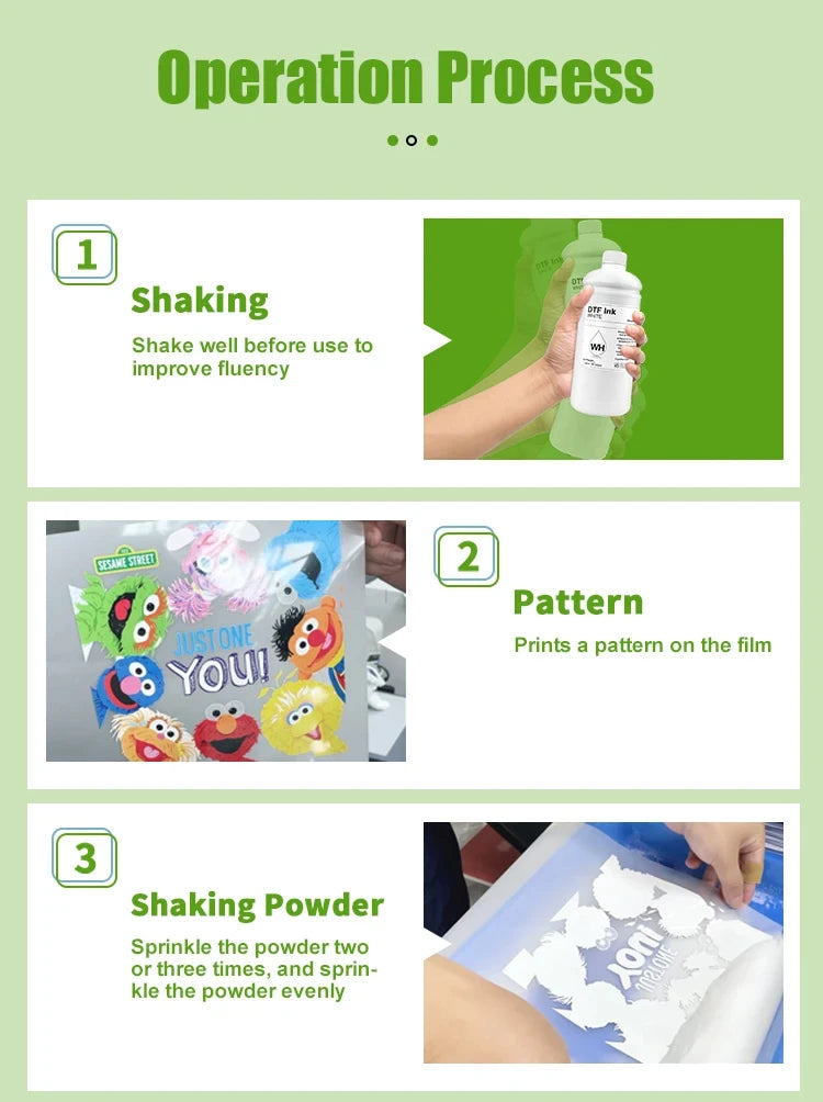 DTF Hot Melt Powder For Direct Transfer Film Printing PET Film Printing And Transfer Thermoplastic Polyurethane Polymer