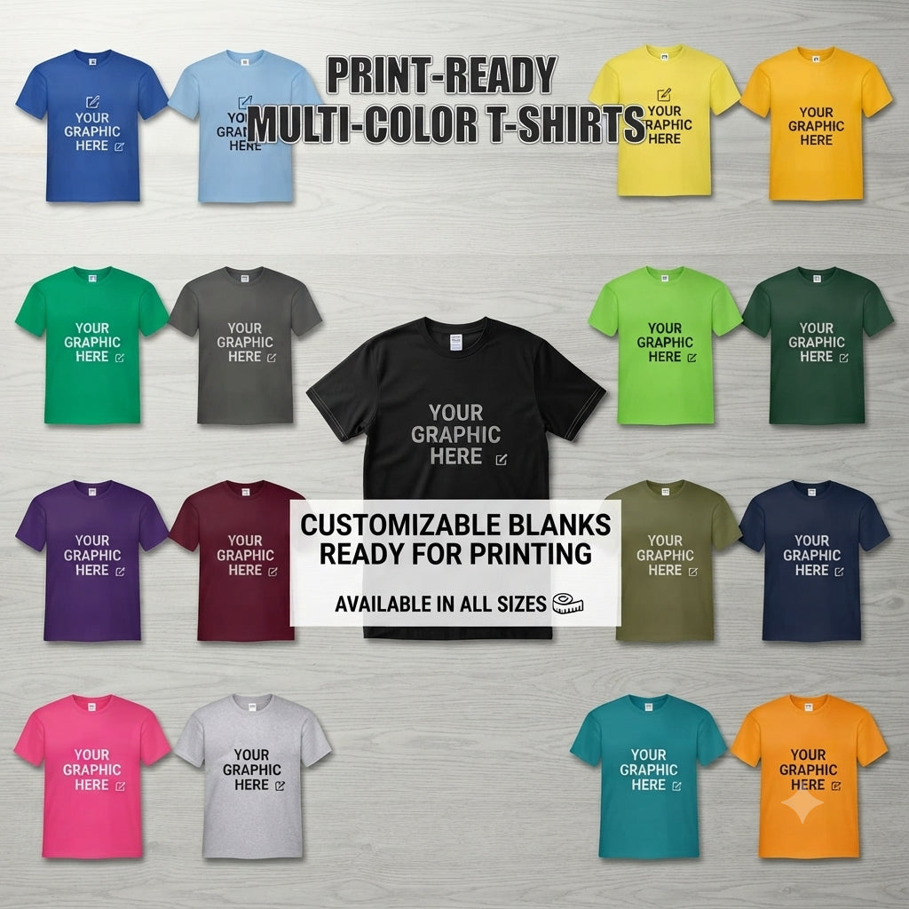 Custom T-Shirt - Choose Your Colour - Your Graphic Here