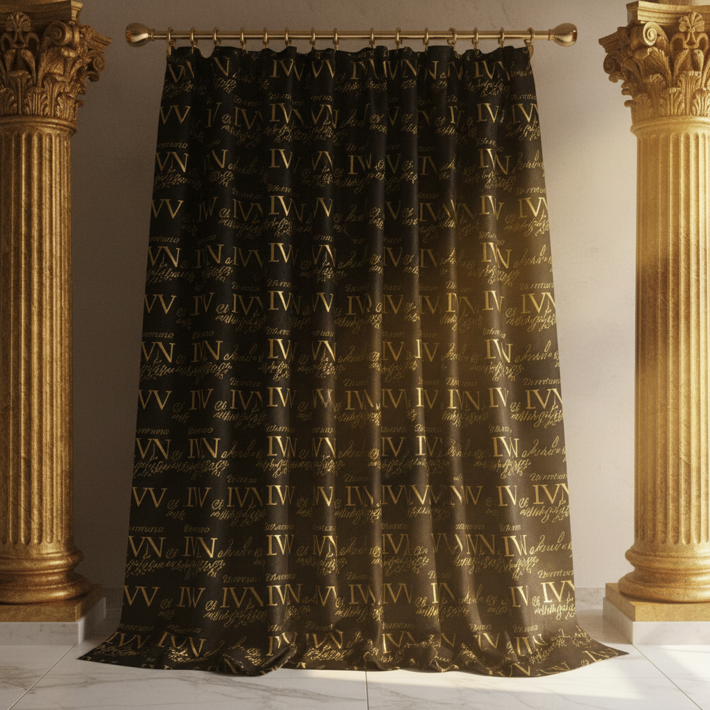 IVN Curtain - Palace with Roman Columns
